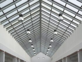 Roof of industry plant