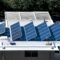 Solar panels on the roof of a house