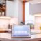 A tablet with smart home screen.
