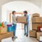 Couple moving into new house