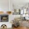 Fireplace in house