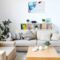 Modern interior of living room