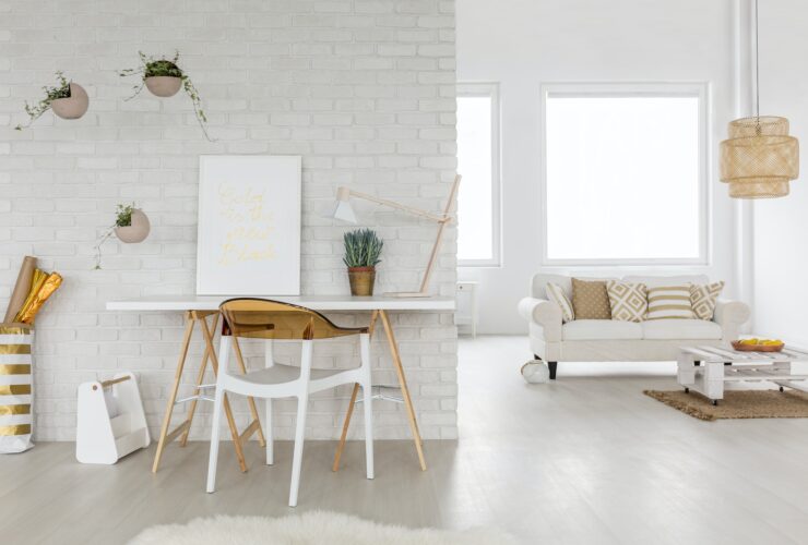 Artist's working space