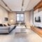 Big sofa in living room
