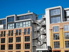 Flats in an old industrial building