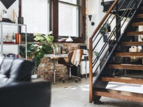Industrial style coworking space