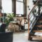 Industrial style coworking space