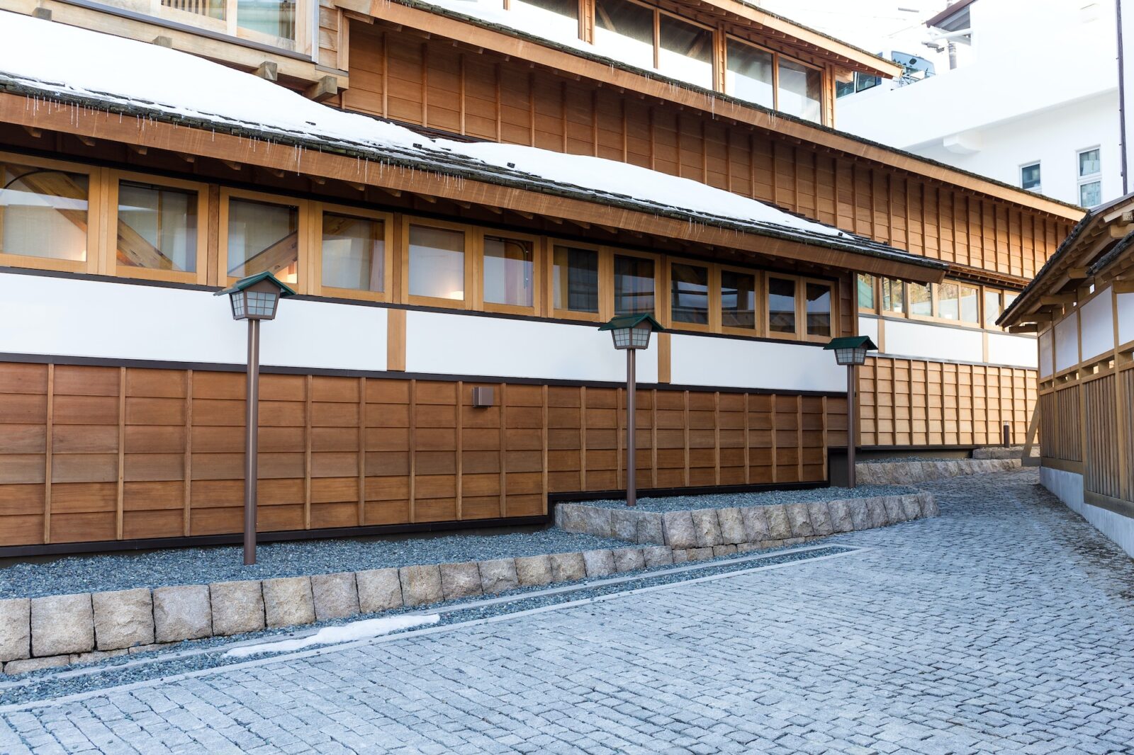 Japanese ancient wooden house