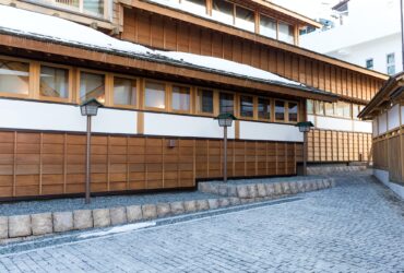 Japanese ancient wooden house