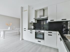 Kitchen in new home