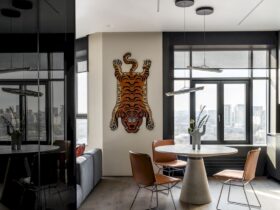 A Modern Apartment With A Glass Home Office For A Bachelor 6