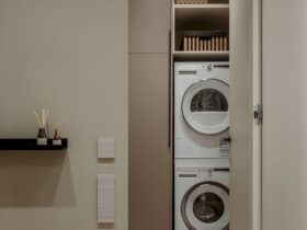 A One Bedroom Moscow Apartment With A Combined Kitchen Living Room 1