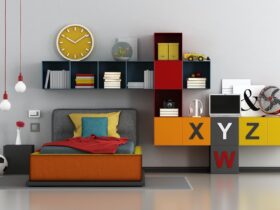 Colorful teen room
