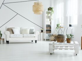 White living room