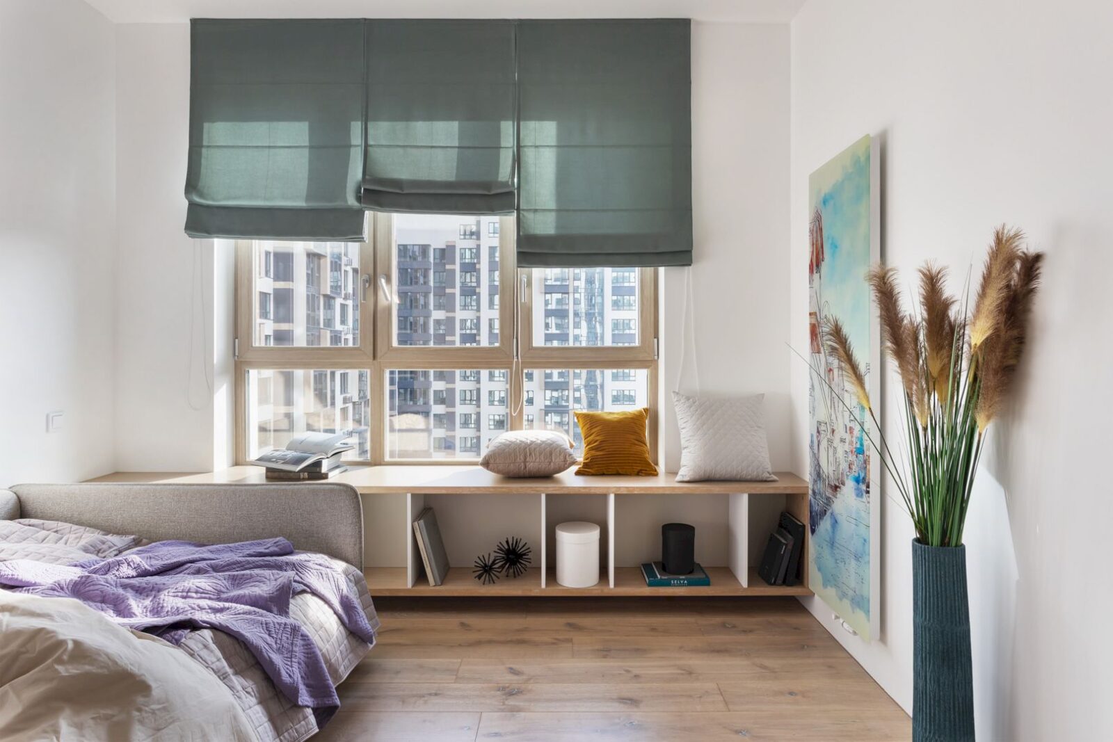 A Minimalist Apartment With A Cozy Gathering Space And A Color Splash 39