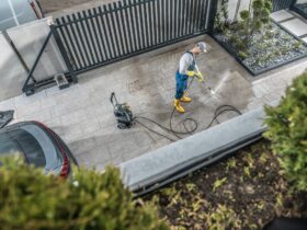 Concrete Driveway Pressure Washing