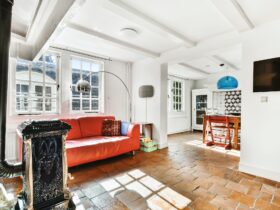 10 Colorful Global-Style Living Room Designs with Bold Furniture And Artworks