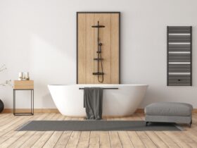 10 Chic Minimalist Bathroom Ideas With Neutral-Toned Tiles And Woods