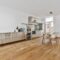 Spacious open plan kitchen and living room