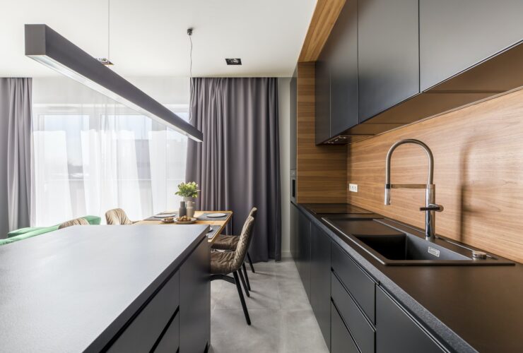 10 Minimalist Kitchen Ideas with Sleek Dark Cabinets
