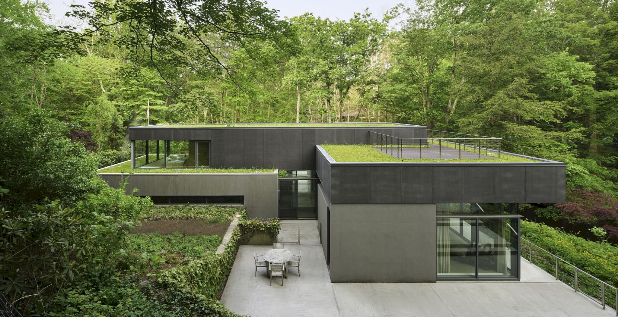 Photo inspiration: Fresh Look at Weston Residence Multiple Green Roofs For Sustainable Advantages