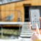 Controlling home security from a mobile device