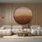 Japandi style conceptual interior room