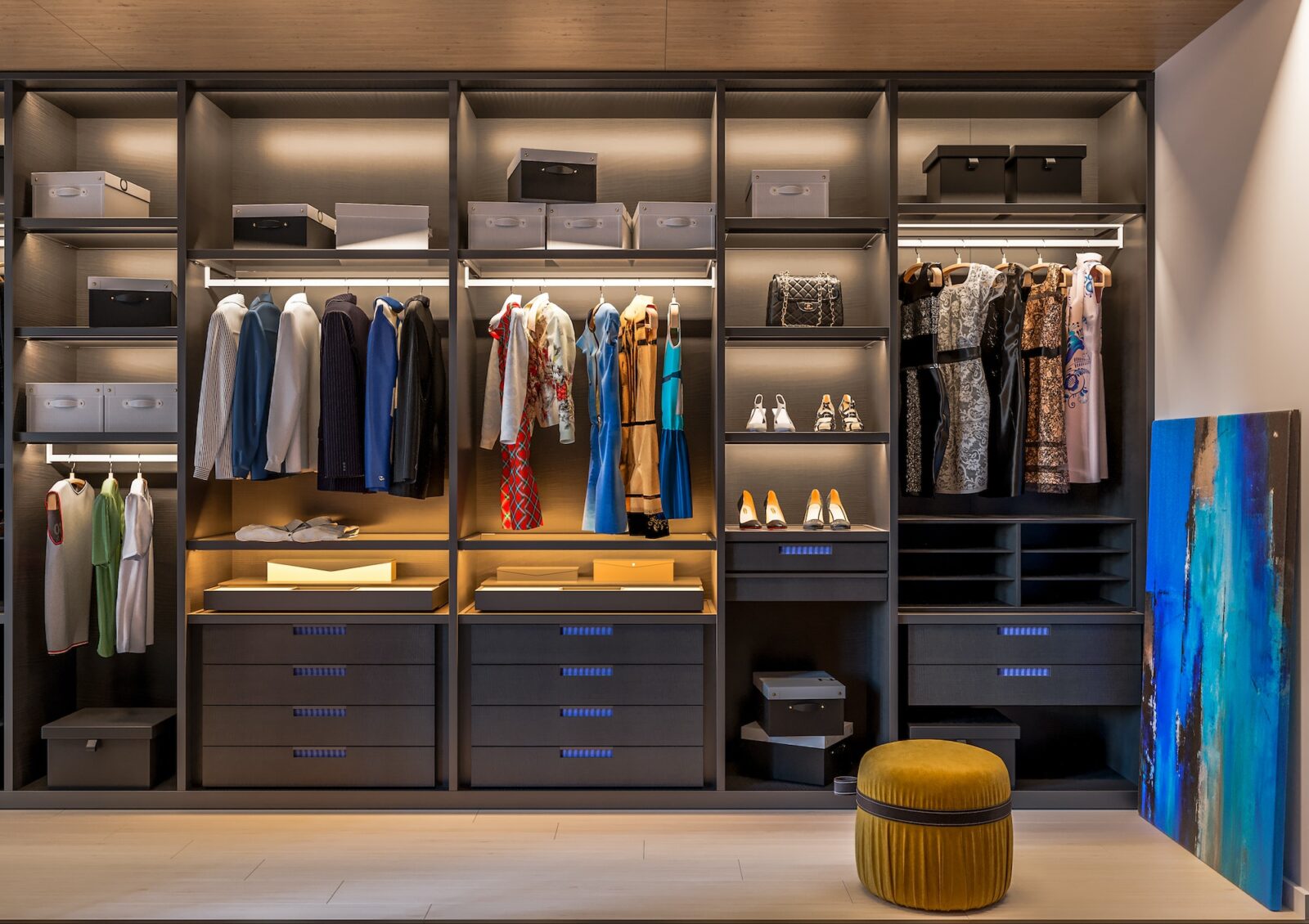 Modern interior of stylish apartment