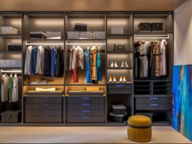 Modern interior of stylish apartment