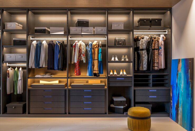 Modern interior of stylish apartment
