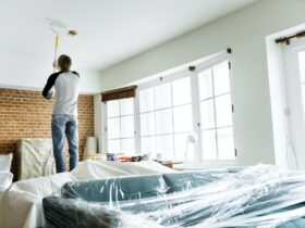 People renovating the house