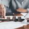 Property investment and mortgage financial concept.