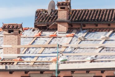 Roof damaged to repair.