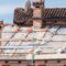 Roof damaged to repair.