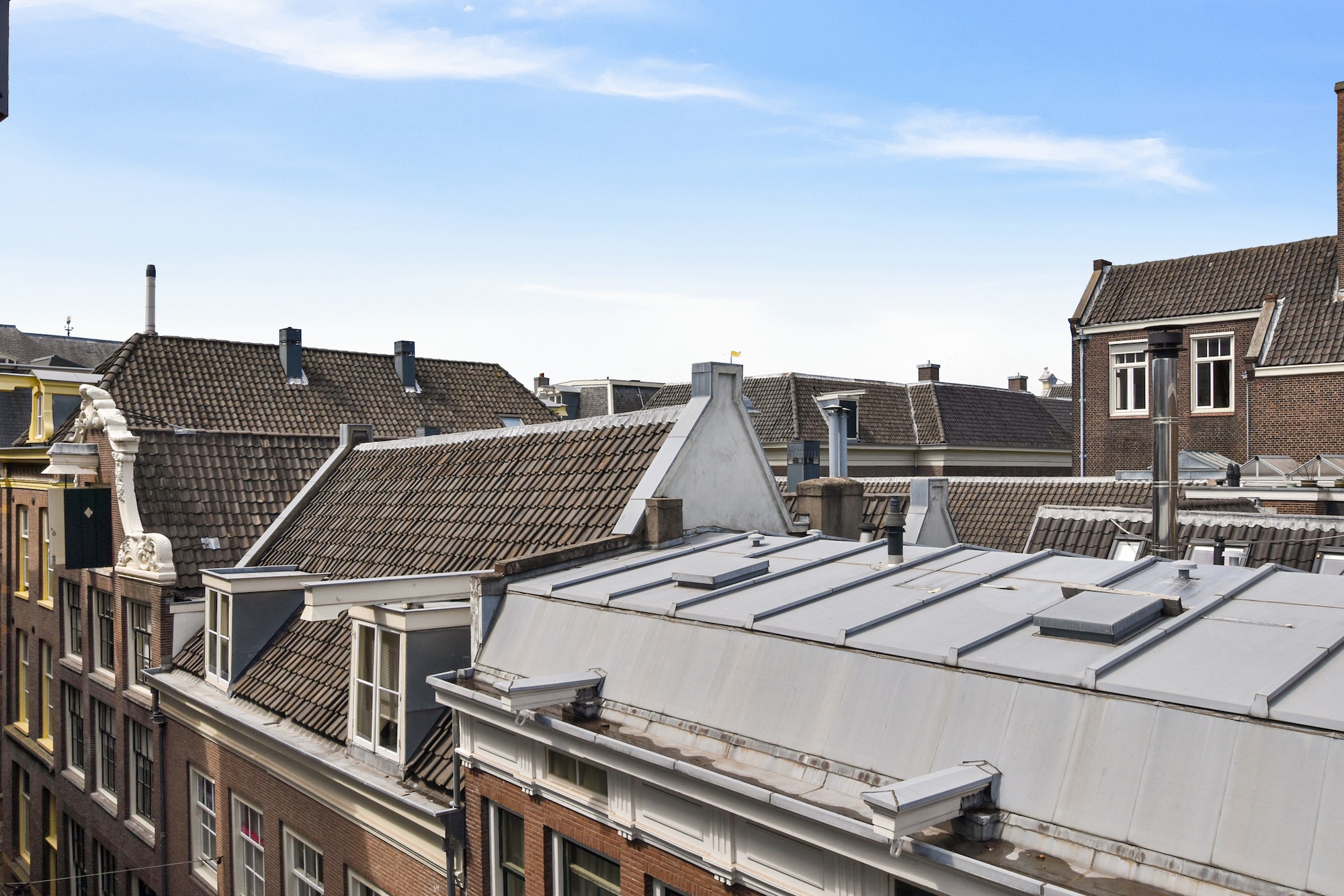 Roofs of European houses