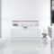 5 Sleek White Bathroom Ideas with Black Accents