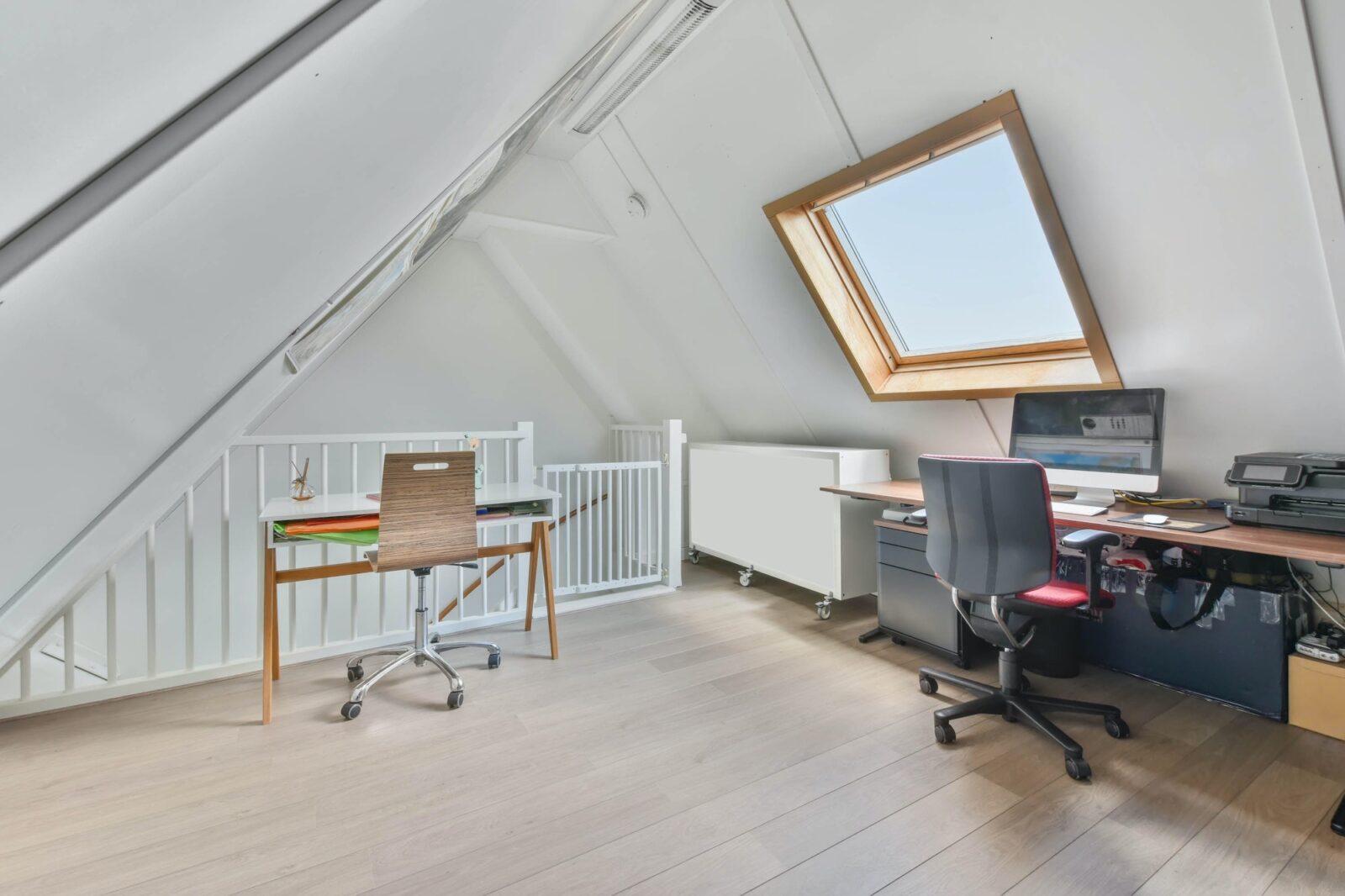 Spacious workspace in a modern house