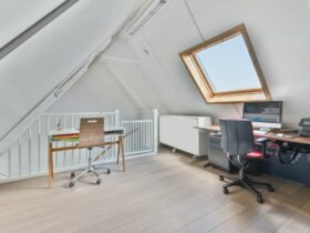 Spacious workspace in a modern house