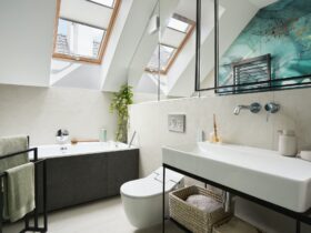 Stylish bathroom design