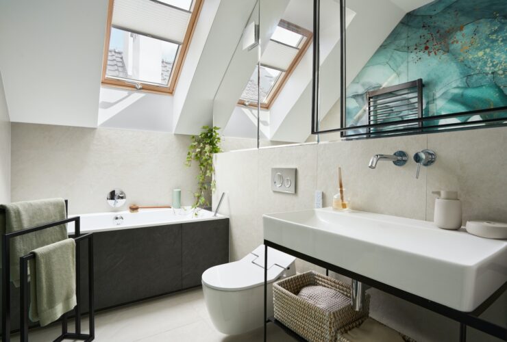 Stylish bathroom design