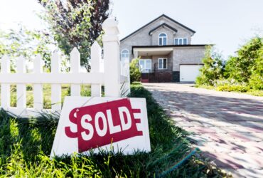 Beautiful New House With Sign Sold Standing On Gra 2022 12 16 19 18 33 Utc