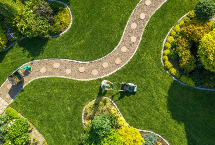 Big Garden Grass Field Mowing By Caucasian Gardene 2022 12 16 11 47 57 Utc