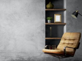 Loft home office interior design