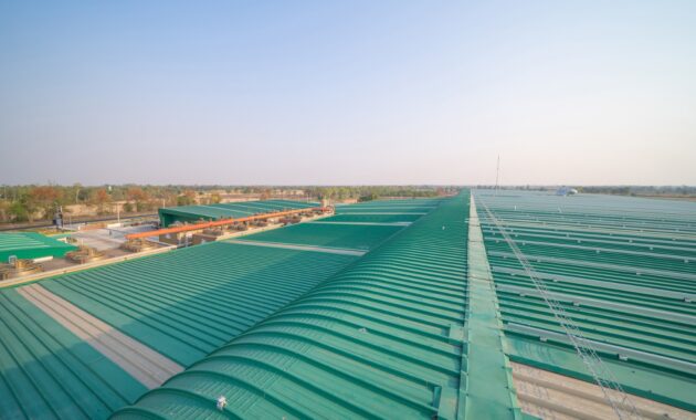 Metal Sheet Corrugated Roof On Rooftop Of Industry 2022 12 16 04 39 48 Utc