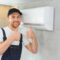 Smiling Young Male Electrician Repair Conditioner 2023 09 19 00 30 14 Utc