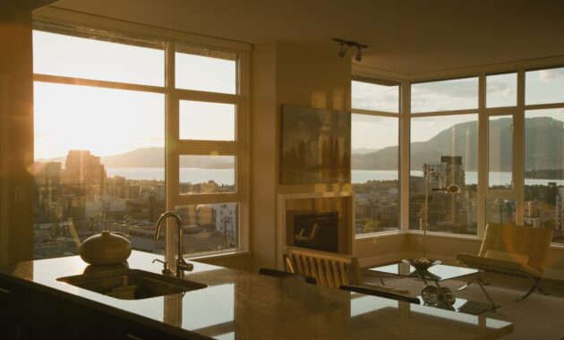 Sunset Through Windows Of Open Plan Apartment 2022 03 04 02 43 59 Utc