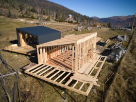 Timber Frame House On Pile Foundation Under Constr 2022 08 19 07 10 12 Utc