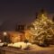 Winter House With Tall Christmas Tree At Night 2021 08 26 17 00 31 Utc