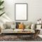 3d Illustration Mockup Photo Frame In Living Room 2022 01 18 23 55 07 Utc