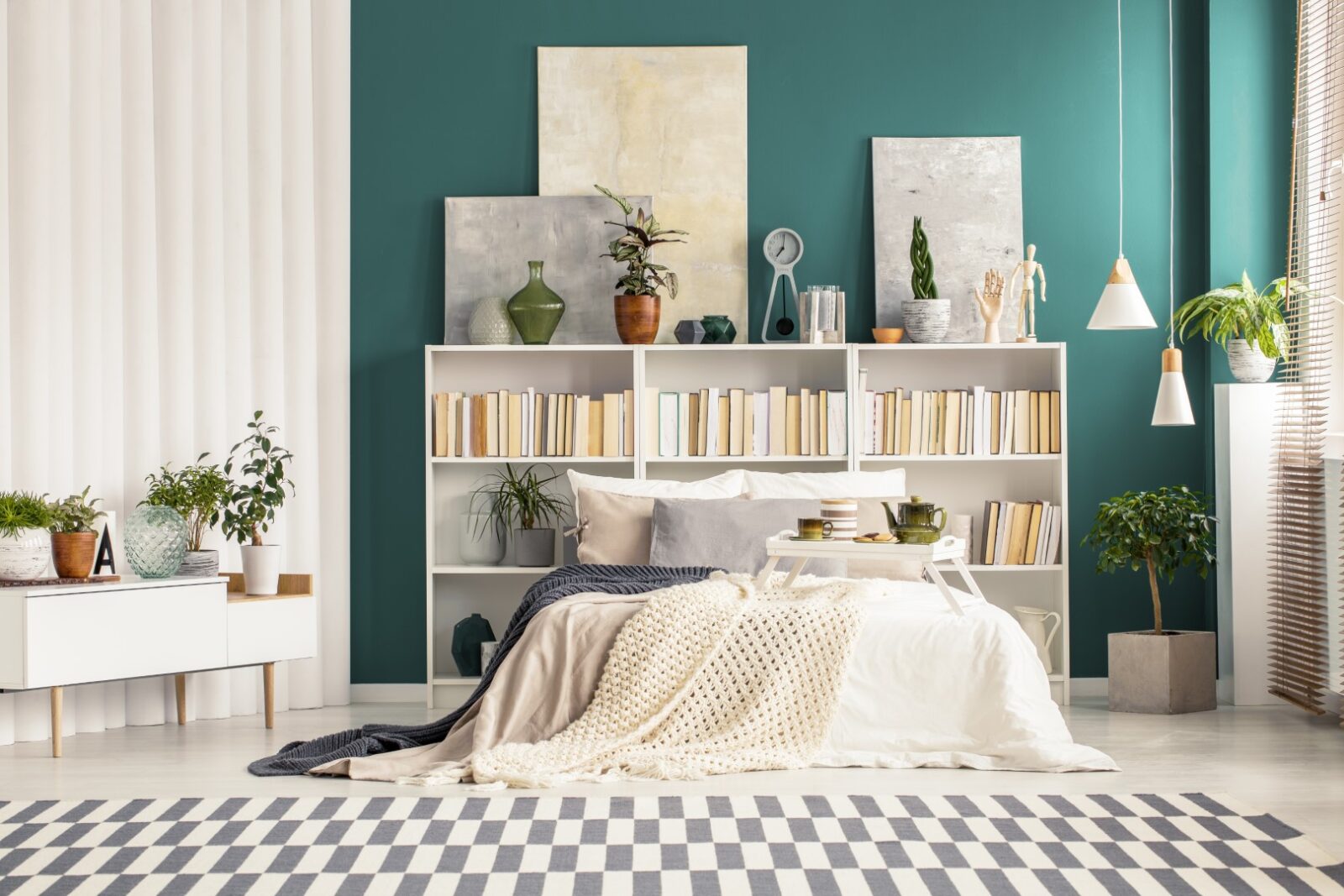 Bedroom Interior With Paintings 2021 08 26 15 45 31 Utc